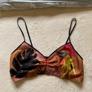 Colorful Floral Bralette